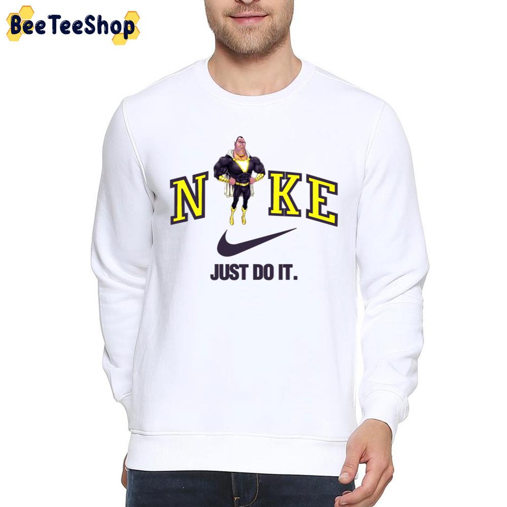 Cartoon Style Black Adam Nike Logo 2022 Movie Trending Unisex T-Shirt Cartoon Style Black Adam Nike Logo 2022 Movie Trending Unisex T-Shirt