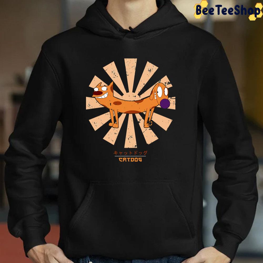 Catdog Cartoon Cute Retro Japanese Trending Unisex T-Shirt Catdog Cartoon Cute Retro Japanese Trending Unisex T-Shirt