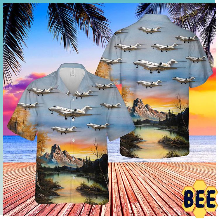 Cessna 750 Citation X Landscape Trending Hawaiian Shirt Cessna 750 Citation X Landscape Trending Hawaiian Shirt
