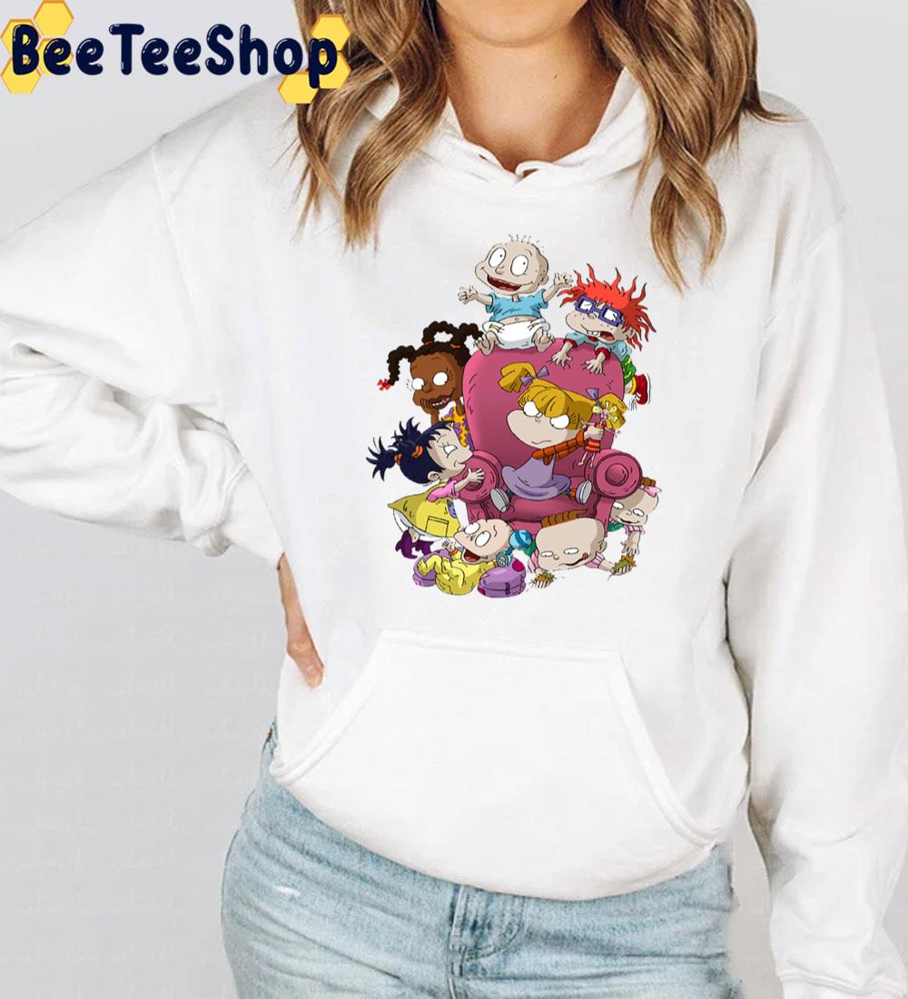 Characters Rugrats In The Sofa Trending Unisex T-Shirt Characters Rugrats In The Sofa Trending Unisex T-Shirt