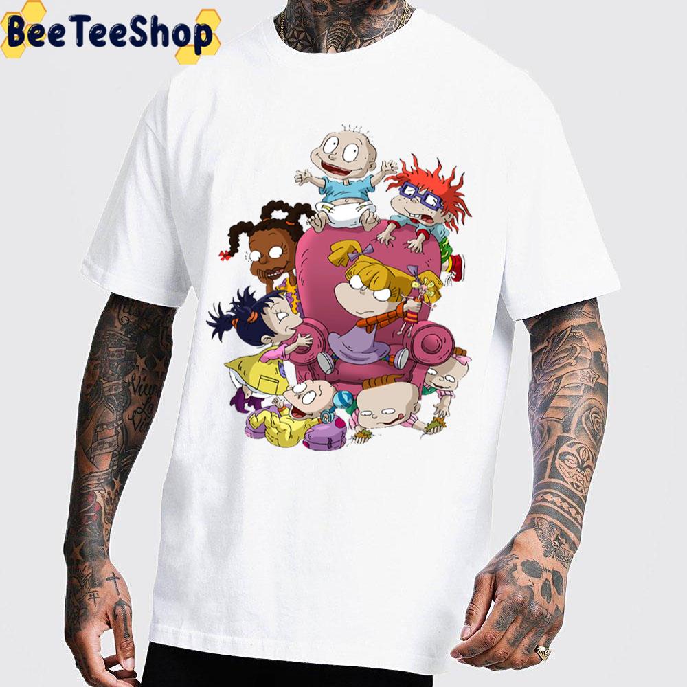 Characters Rugrats In The Sofa Trending Unisex T-Shirt Characters Rugrats In The Sofa Trending Unisex T-Shirt