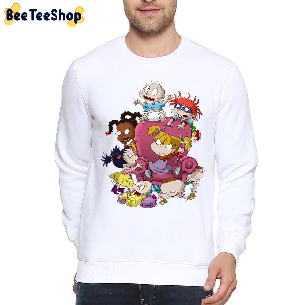 Characters Rugrats In The Sofa Trending Unisex T-Shirt Characters Rugrats In The Sofa Trending Unisex T-Shirt