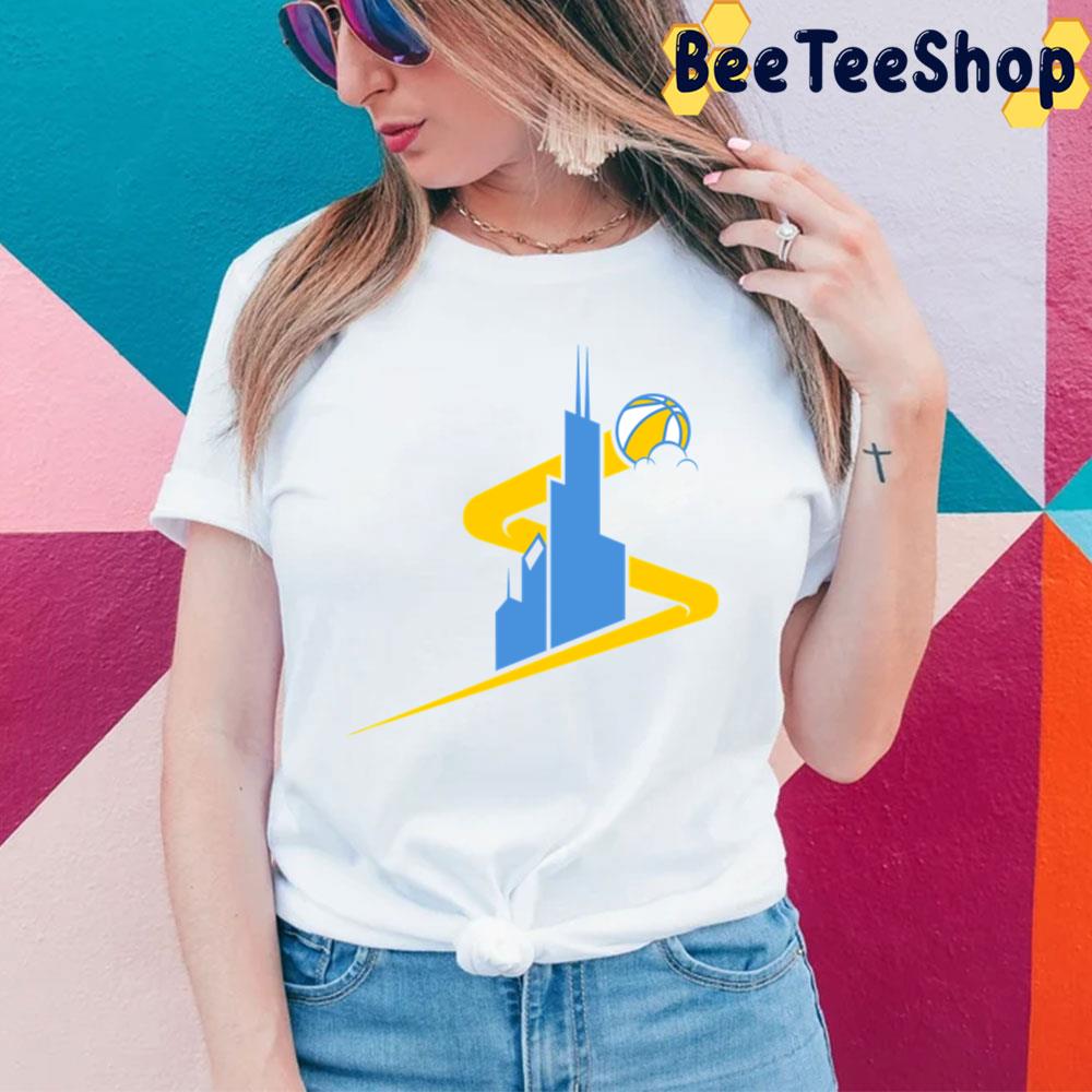 Chicago Sky Basketball Digital Unisex T-Shirt Chicago Sky Basketball Digital Unisex T-Shirt