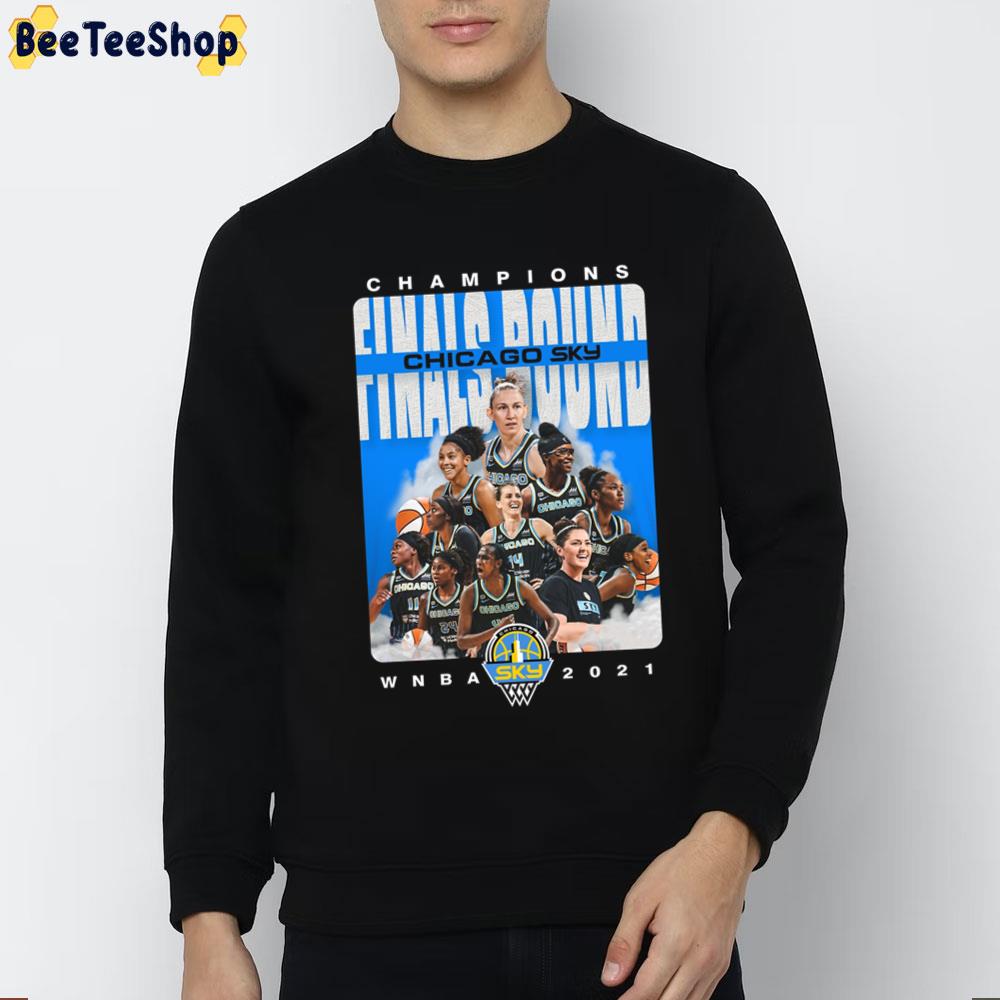Chicago Sky Champions Wnbs 2021 Basketball Unisex T-Shirt Chicago Sky Champions Wnbs 2021 Basketball Unisex T-Shirt
