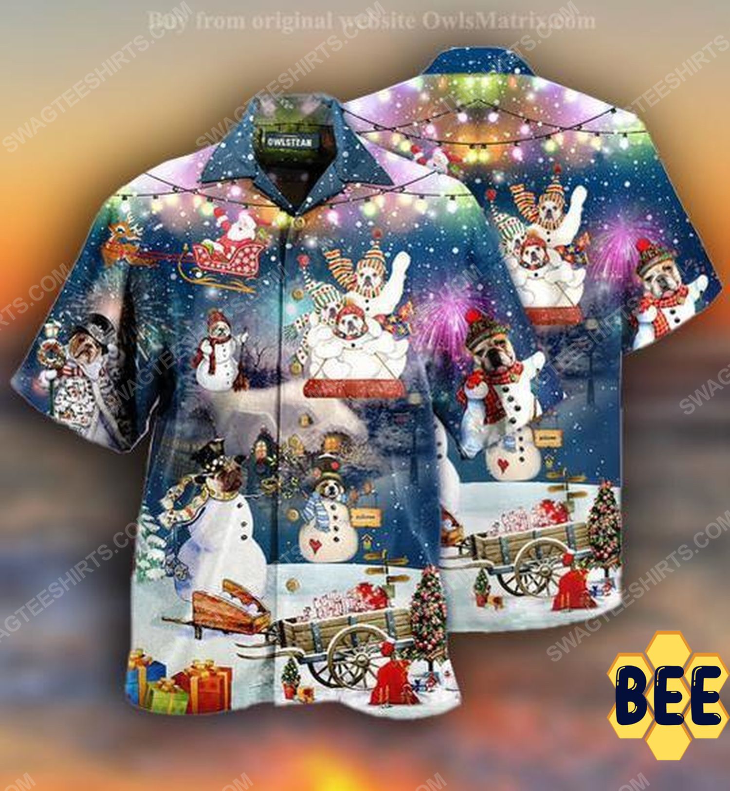 Christmas Holiday Snow Dogs Full Print Trending Hawaiian Shirt Christmas Holiday Snow Dogs Full Print Trending Hawaiian Shirt