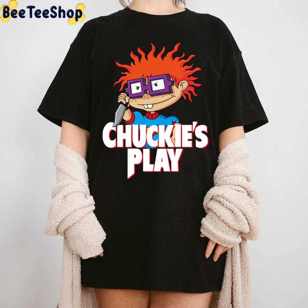 Chuckie 's Play Rugrats Hallween Trending Unisex T-Shirt Chuckie 's Play Rugrats Hallween Trending Unisex T-Shirt