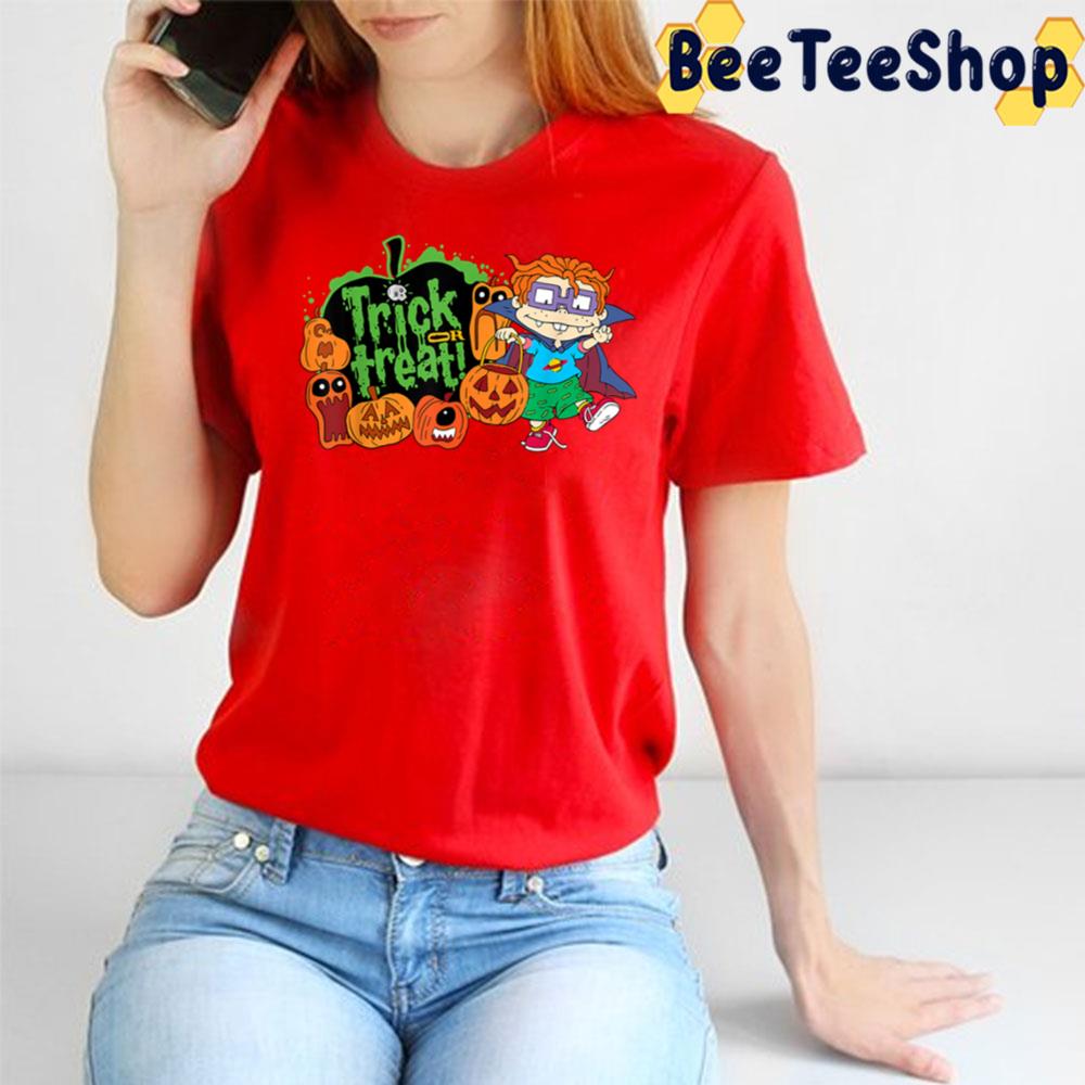 Chucky Trick Or Treat Rugrats Halloween Trending Unisex T-Shirt Chucky Trick Or Treat Rugrats Halloween Trending Unisex T-Shirt