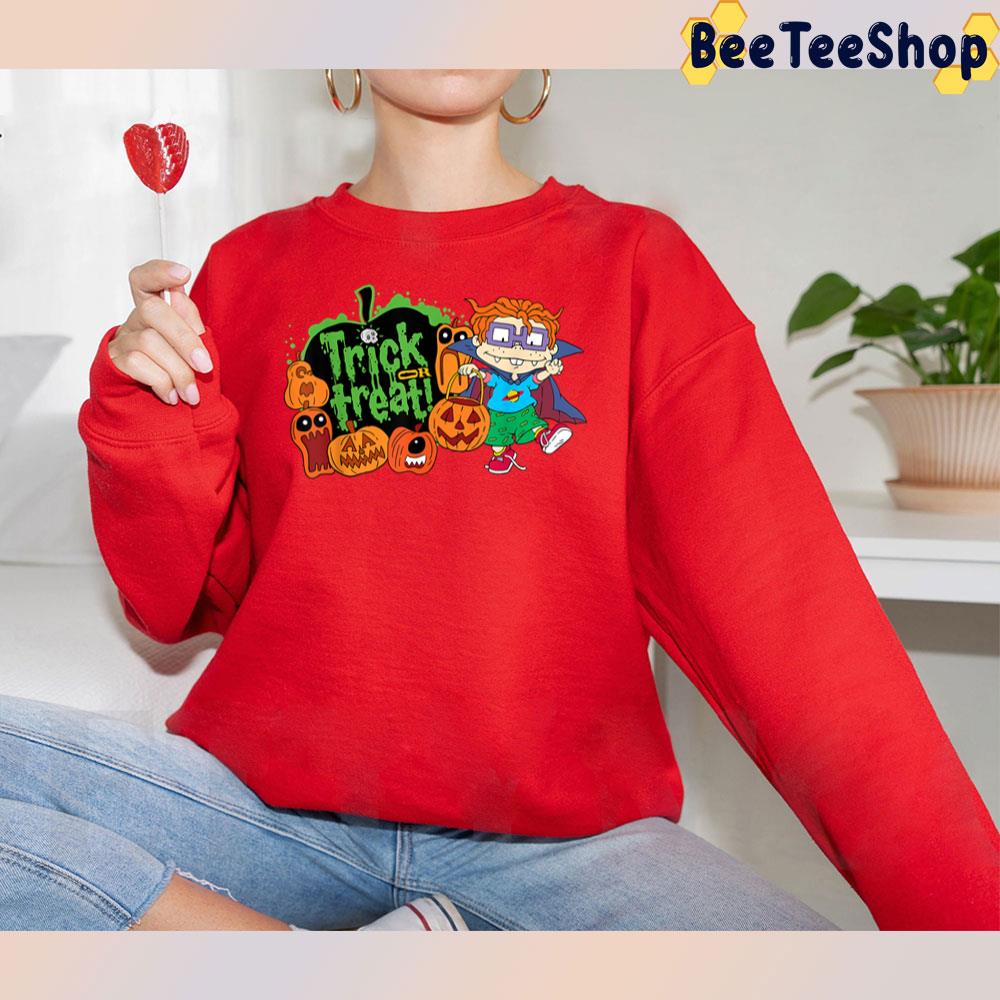 Chucky Trick Or Treat Rugrats Halloween Trending Unisex T-Shirt Chucky Trick Or Treat Rugrats Halloween Trending Unisex T-Shirt