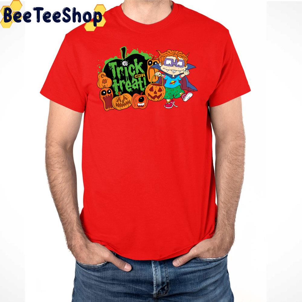 Chucky Trick Or Treat Rugrats Halloween Trending Unisex T-Shirt Chucky Trick Or Treat Rugrats Halloween Trending Unisex T-Shirt