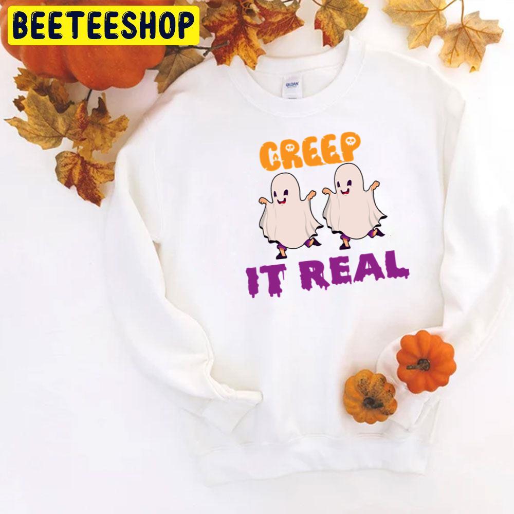 Creep It Real 2 Ghosts Halloween Trending Unisex T-Shirt Creep It Real 2 Ghosts Halloween Trending Unisex T-Shirt