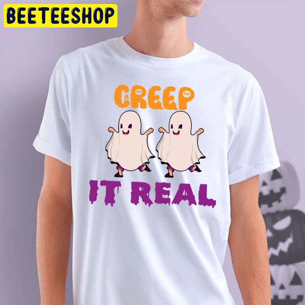 Creep It Real 2 Ghosts Halloween Trending Unisex T-Shirt Creep It Real 2 Ghosts Halloween Trending Unisex T-Shirt