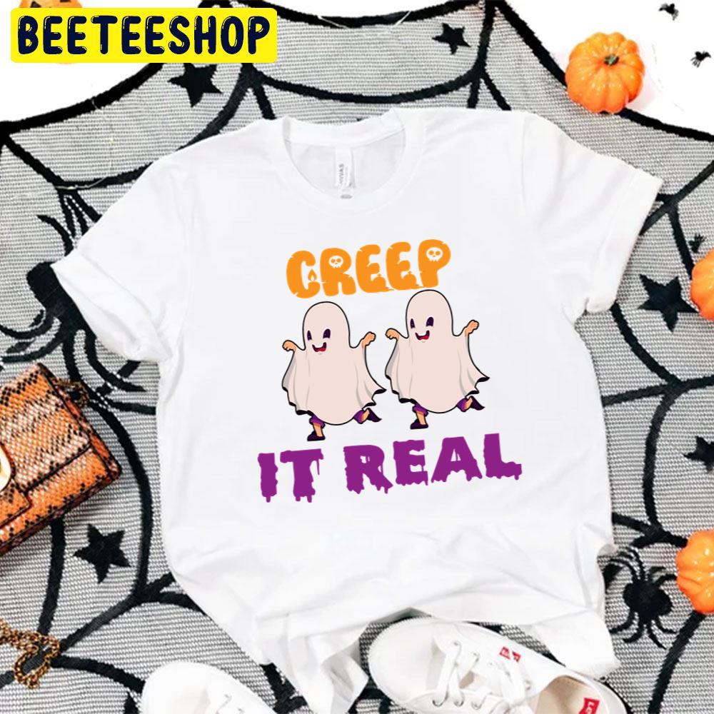 Creep It Real 2 Ghosts Halloween Trending Unisex T-Shirt Creep It Real 2 Ghosts Halloween Trending Unisex T-Shirt