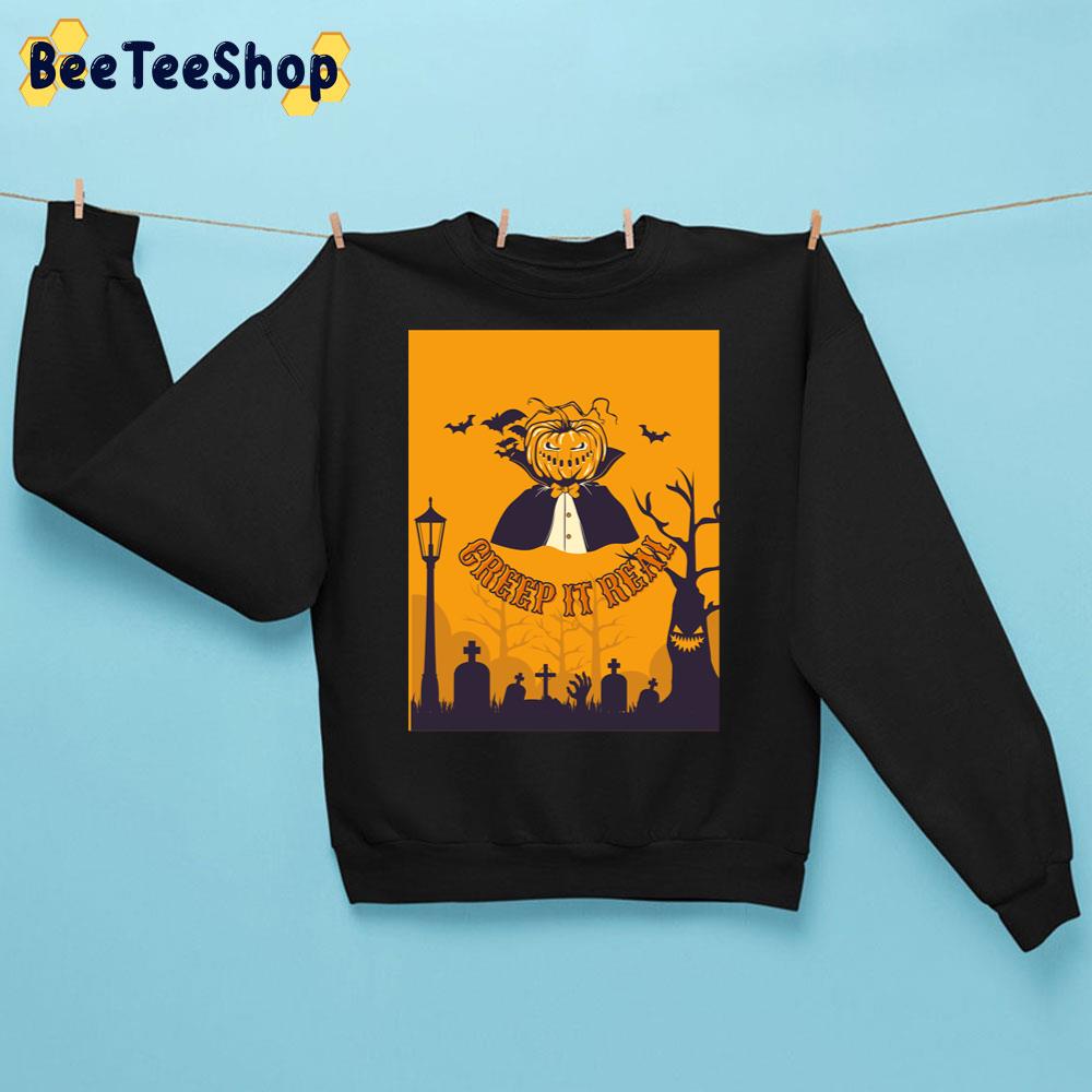 Creep It Real Pumpkin Sir Halloween Trending Unisex Sweatshirt Creep It Real Pumpkin Sir Halloween Trending Unisex Sweatshirt