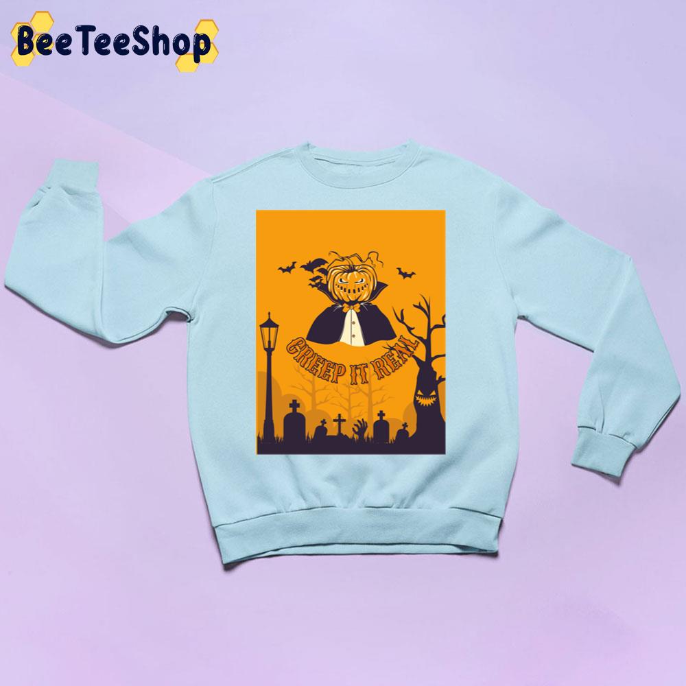Creep It Real Pumpkin Sir Halloween Trending Unisex Sweatshirt Creep It Real Pumpkin Sir Halloween Trending Unisex Sweatshirt