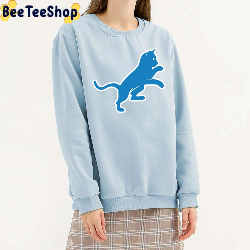 Cute Cat Detroit Lions Football Style Unisex T-Shirt Cute Cat Detroit Lions Football Style Unisex T-Shirt