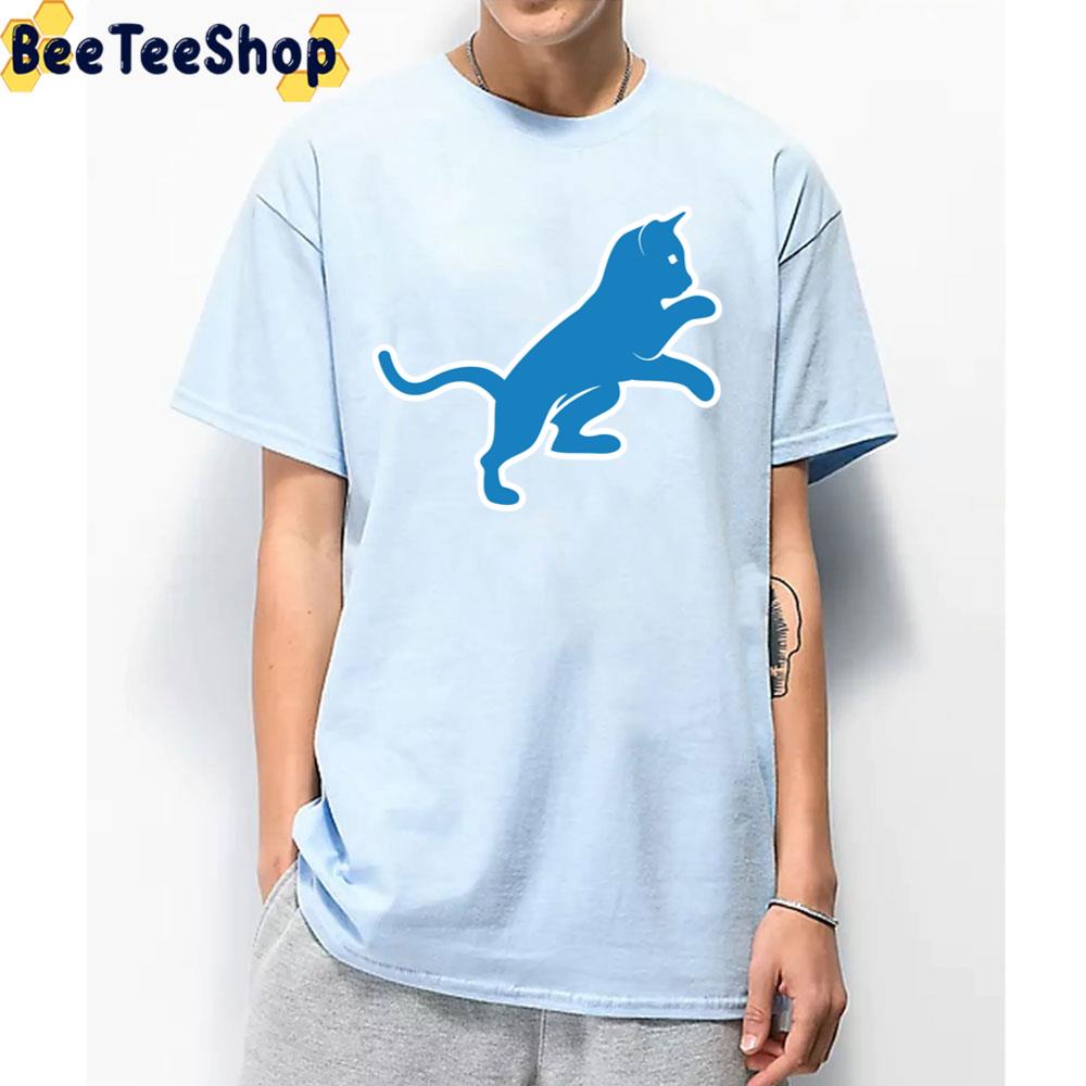 Cute Cat Detroit Lions Football Style Unisex T-Shirt Cute Cat Detroit Lions Football Style Unisex T-Shirt