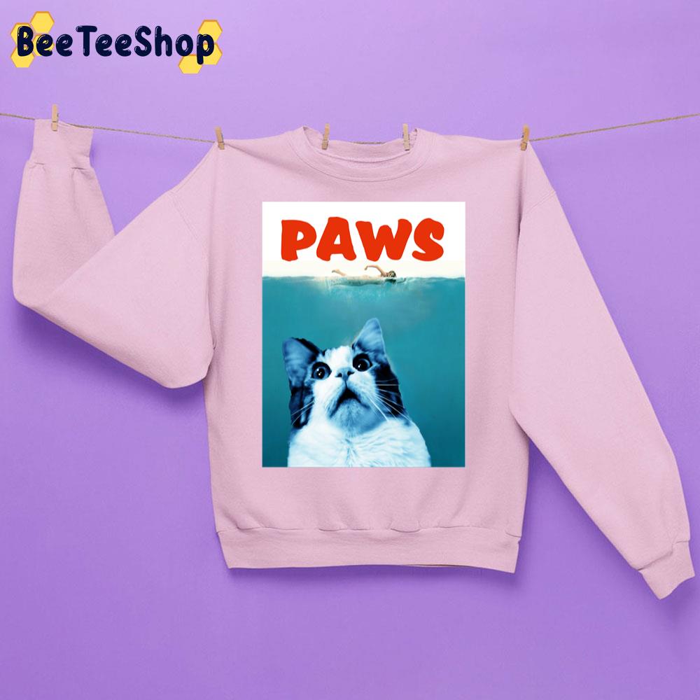 Cute Cat Paws Trending Unisex Sweatshirt Cute Cat Paws Trending Unisex Sweatshirt