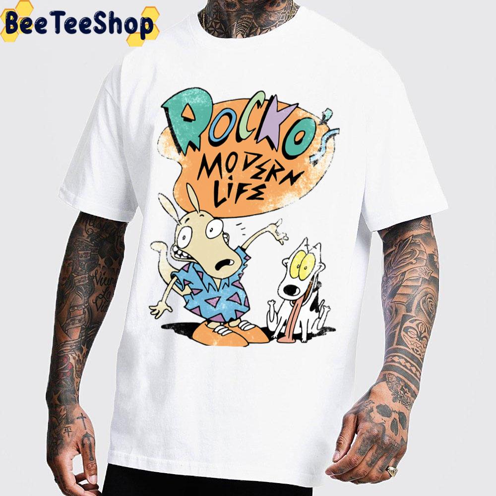 Cute Dog And Rocko's Modern Life Trending Unisex T-Shirt Cute Dog And Rocko's Modern Life Trending Unisex T-Shirt