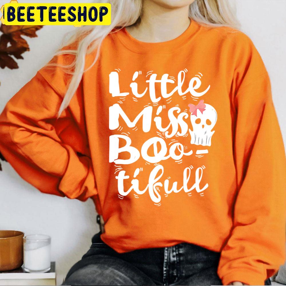 Cute Ghost Little Miss Bootiful Halloween Trending Unisex T-Shirt Cute Ghost Little Miss Bootiful Halloween Trending Unisex T-Shirt
