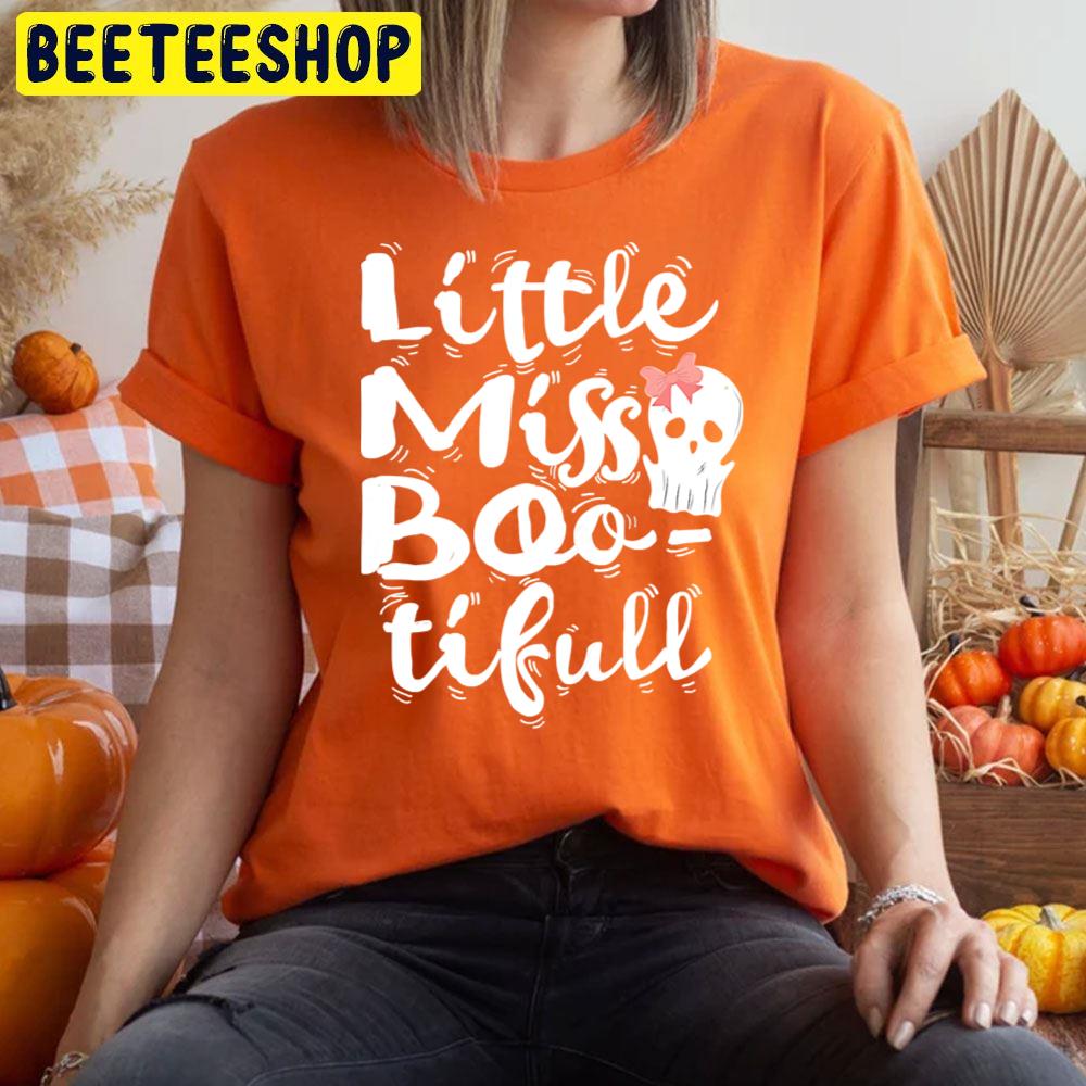 Cute Ghost Little Miss Bootiful Halloween Trending Unisex T-Shirt Cute Ghost Little Miss Bootiful Halloween Trending Unisex T-Shirt
