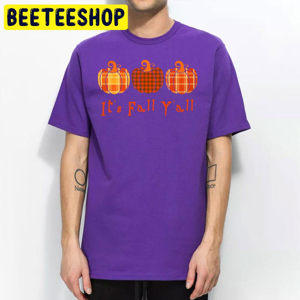 Cute It's Fall Yall Pumkin Halloween Trending Unisex T-Shirt Cute It's Fall Yall Pumkin Halloween Trending Unisex T-Shirt
