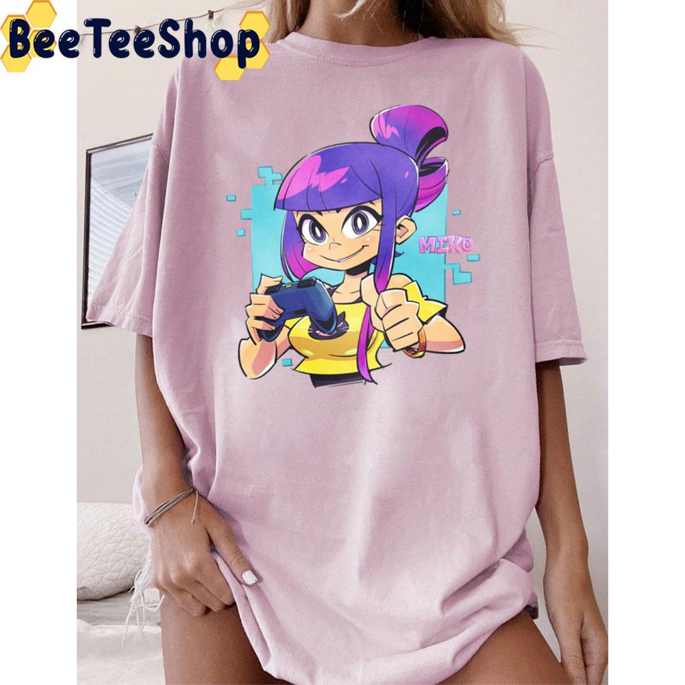 Cute Miko Glitch Techs Miko And High Five Trending Unisex T-Shirt Cute Miko Glitch Techs Miko And High Five Trending Unisex T-Shirt