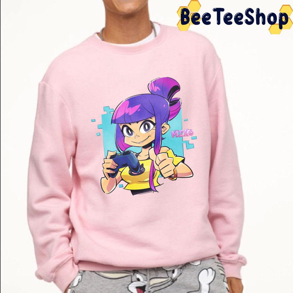 Cute Miko Glitch Techs Miko And High Five Trending Unisex T-Shirt Cute Miko Glitch Techs Miko And High Five Trending Unisex T-Shirt