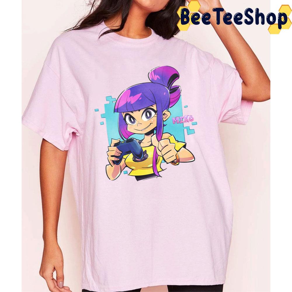 Cute Miko Glitch Techs Miko And High Five Trending Unisex T-Shirt Cute Miko Glitch Techs Miko And High Five Trending Unisex T-Shirt