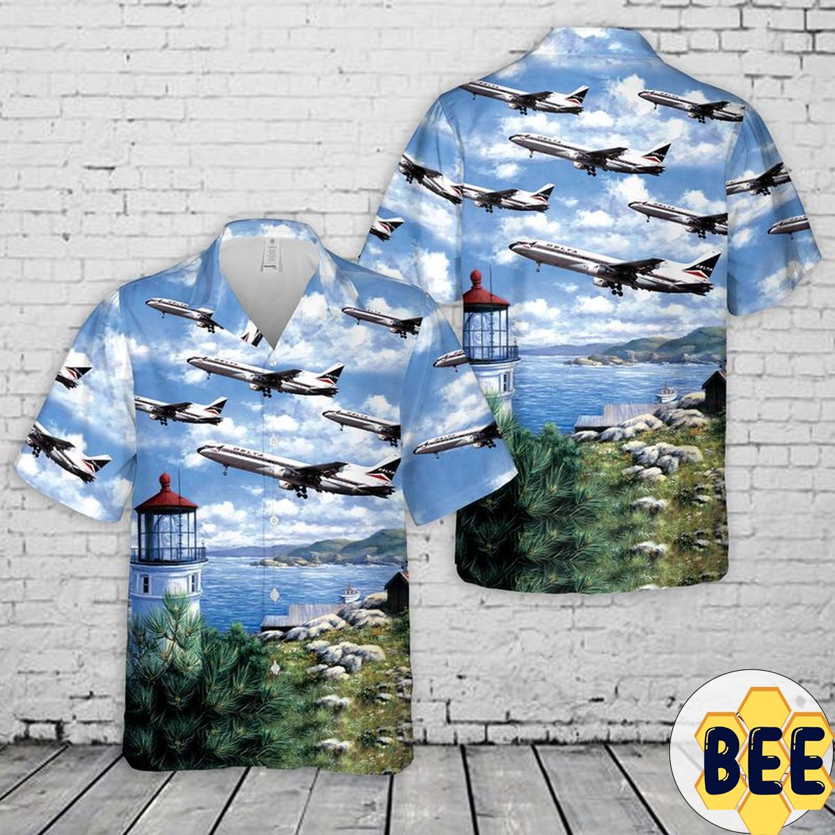 Delta Air Lines Lockheed L-1011-1 Tristar Trending Hawaiian Shirt Delta Air Lines Lockheed L-1011-1 Tristar Trending Hawaiian Shirt