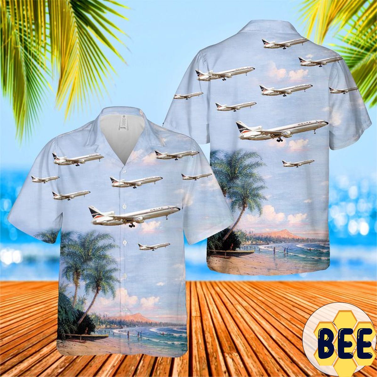 Delta Air Lines Lockheed L-1011-385-1-15 Tristar Design Trending Hawaiian Shirt Delta Air Lines Lockheed L-1011-385-1-15 Tristar Design Trending Hawaiian Shirt