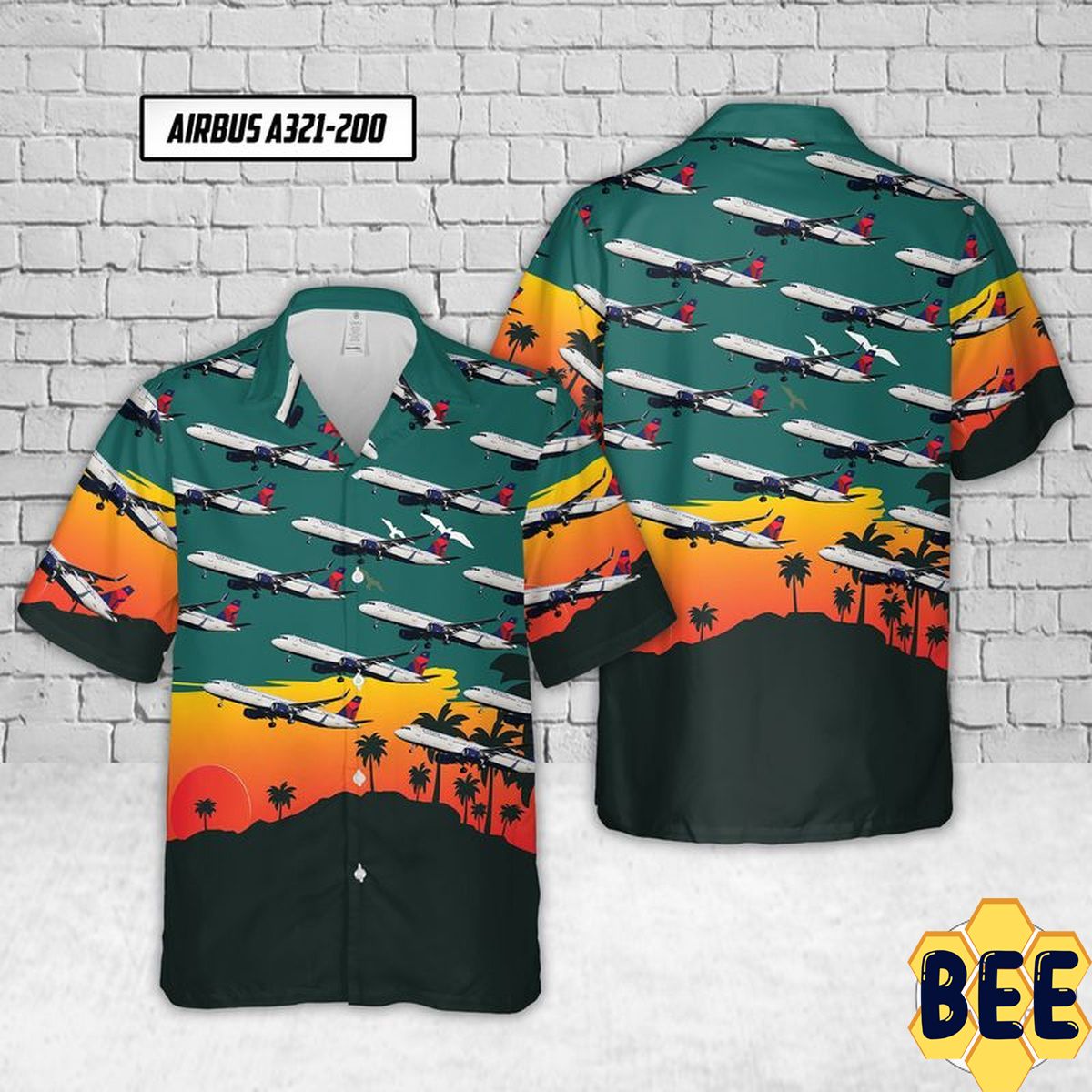 Delta Airbus A321-200 Trending Hawaiian Shirt Delta Airbus A321-200 Trending Hawaiian Shirt