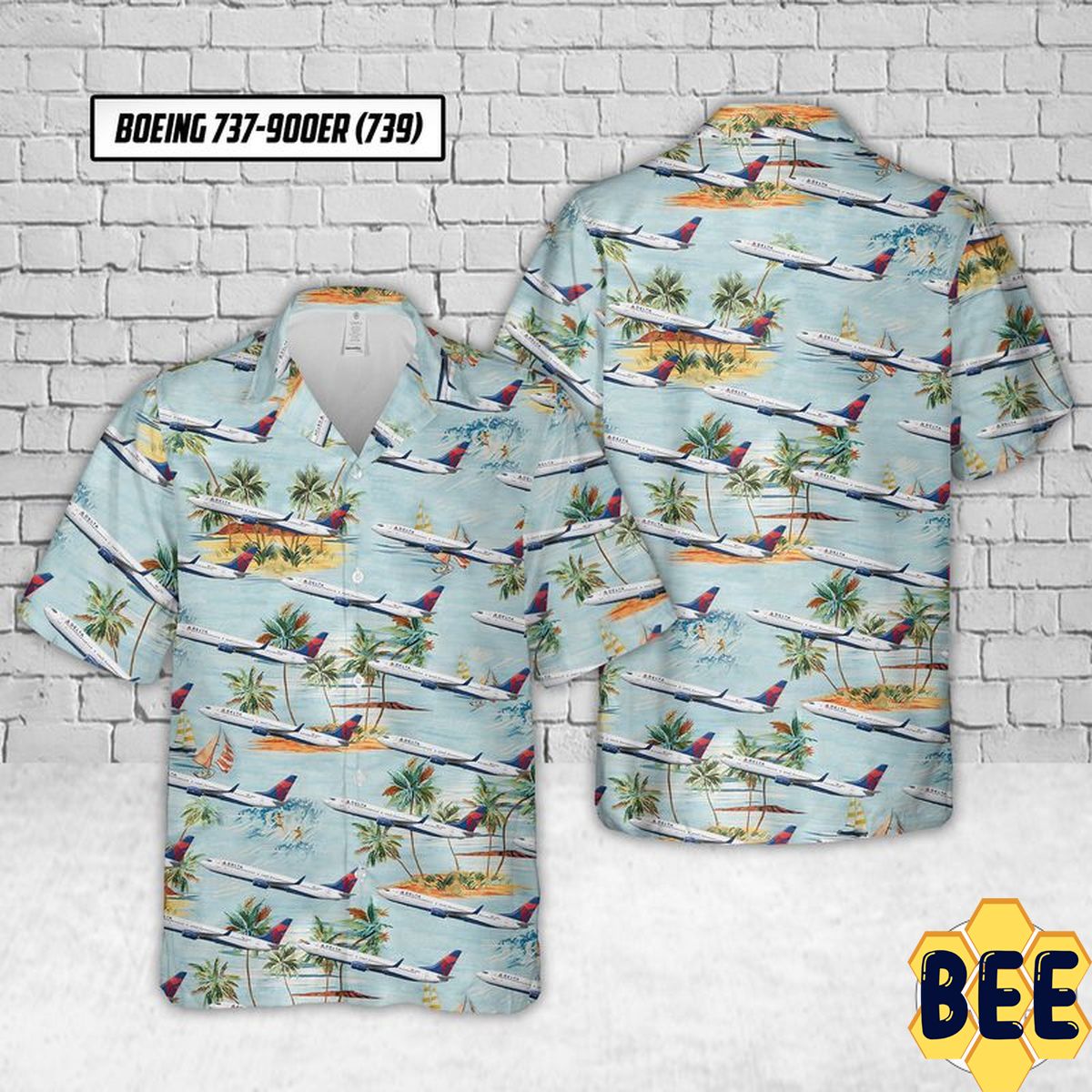 Delta Boeing 737-900er Trending Hawaiian Shirt Delta Boeing 737-900er Trending Hawaiian Shirt