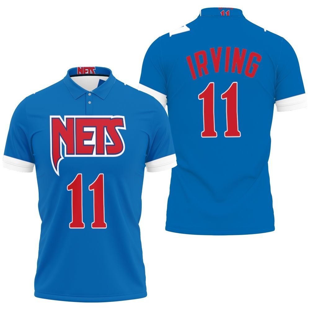 Design Brooklyn Nets Kyrie Irving 11 2020 Nba Blue Jersey 3D All Over Print Polo Shirt Design Brooklyn Nets Kyrie Irving 11 2020 Nba Blue Jersey 3D All Over Print Polo Shirt