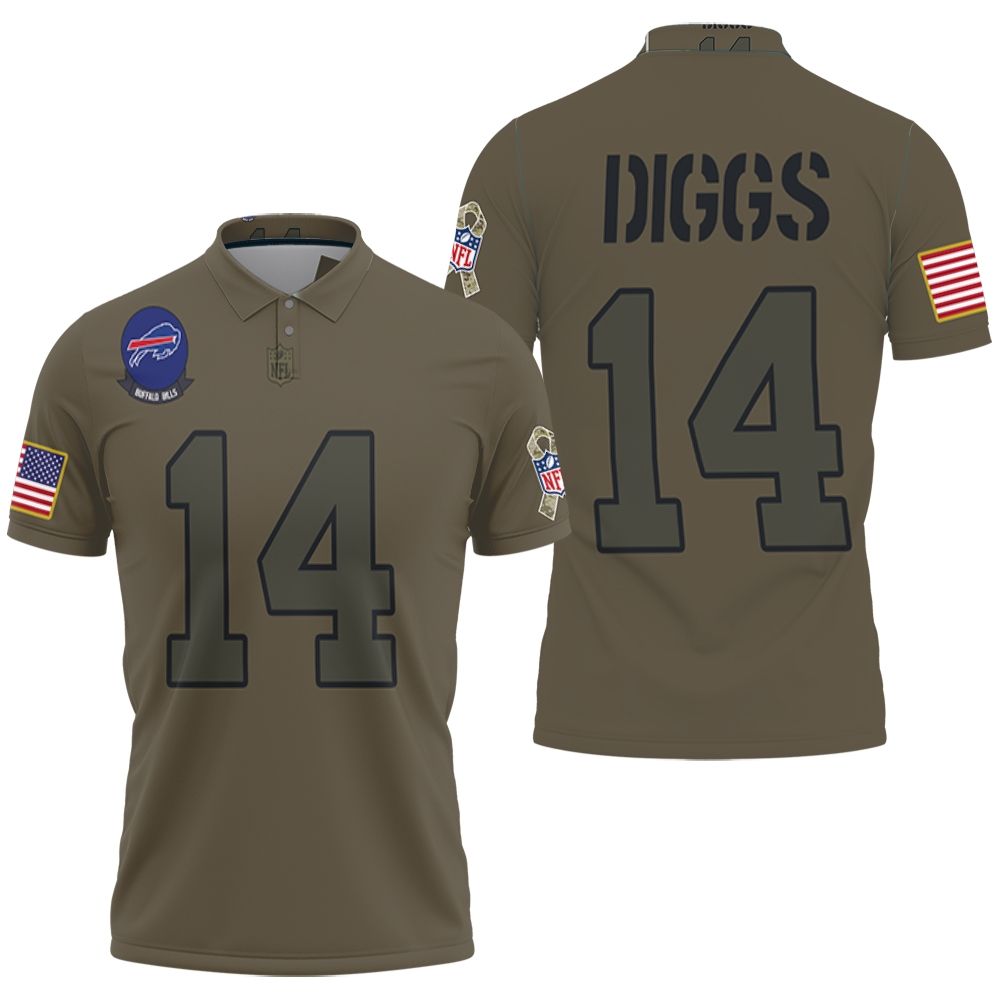 Design Buffalo Bills Stefon Diggs #14 Nfl Great Player Camo 2019 Salute To Service Custom Bills Fans Polo Shirt Design Buffalo Bills Stefon Diggs #14 Nfl Great Player Camo 2019 Salute To Service Custom Bills Fans Polo Shirt