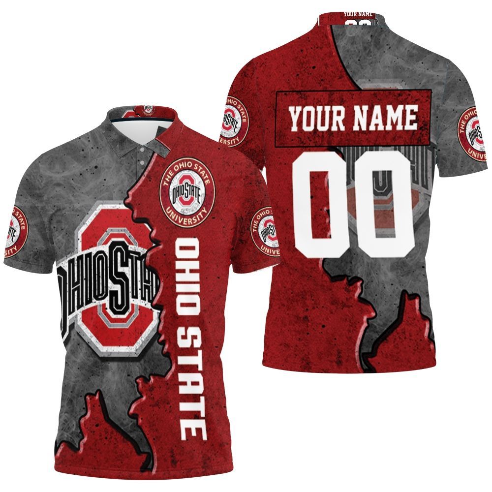 Design Ohio State Buckeyes Footballs Personalized 3D All Over Print Polo Shirt Design Ohio State Buckeyes Footballs Personalized 3D All Over Print Polo Shirt