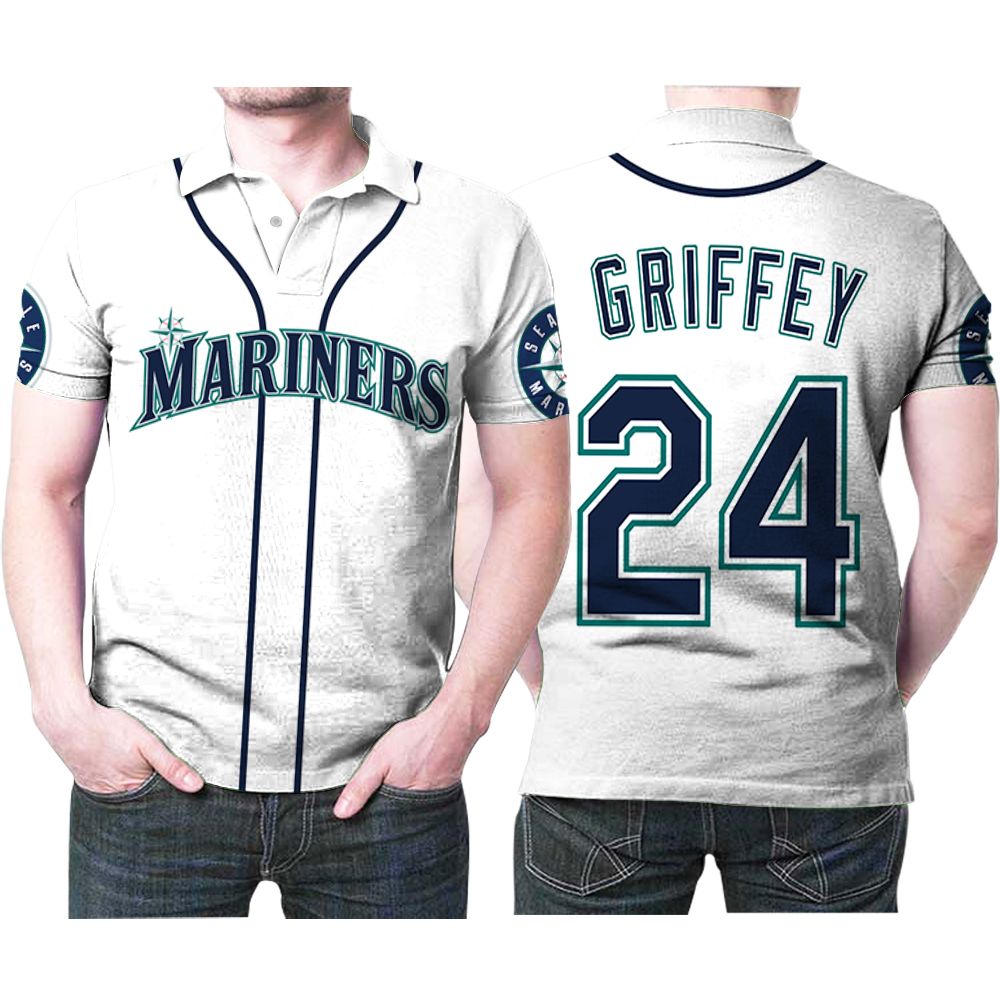 Design Seattle Mariners Ken Griffey Jr 24 Mlb Baseball Team Logo Jersey Style 3D All Over Print Polo Shirt Design Seattle Mariners Ken Griffey Jr 24 Mlb Baseball Team Logo Jersey Style 3D All Over Print Polo Shirt