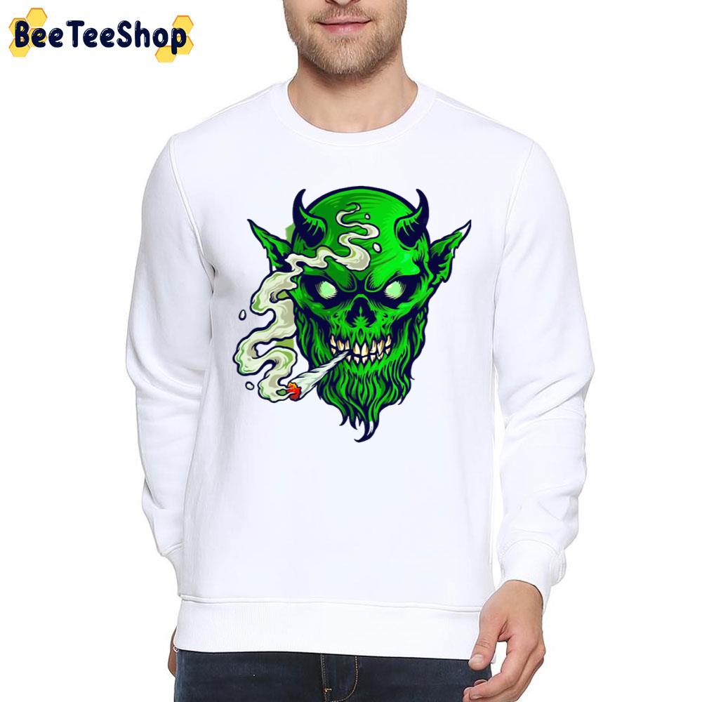 Devil Smoking Weed Trending Unisex T-Shirt Devil Smoking Weed Trending Unisex T-Shirt