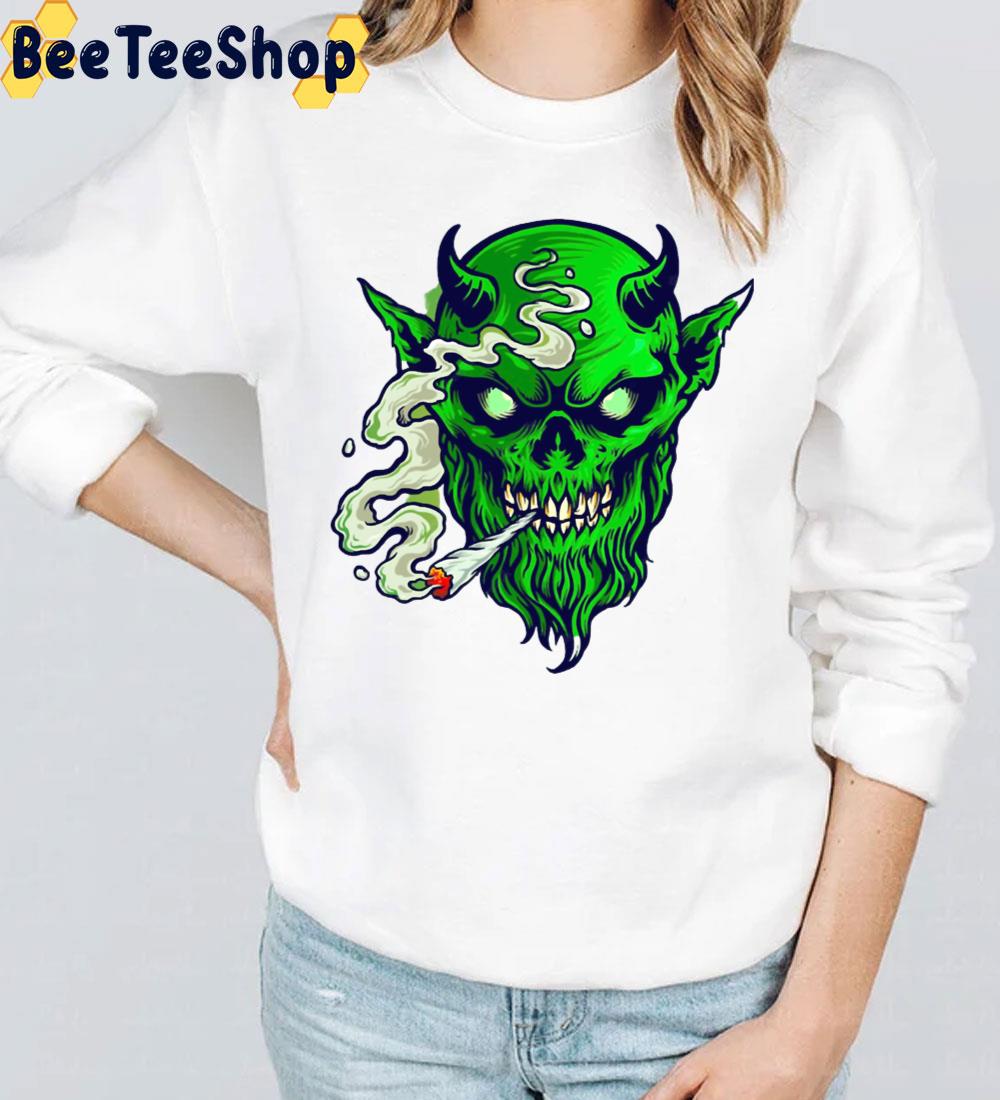 Devil Smoking Weed Trending Unisex T-Shirt Devil Smoking Weed Trending Unisex T-Shirt