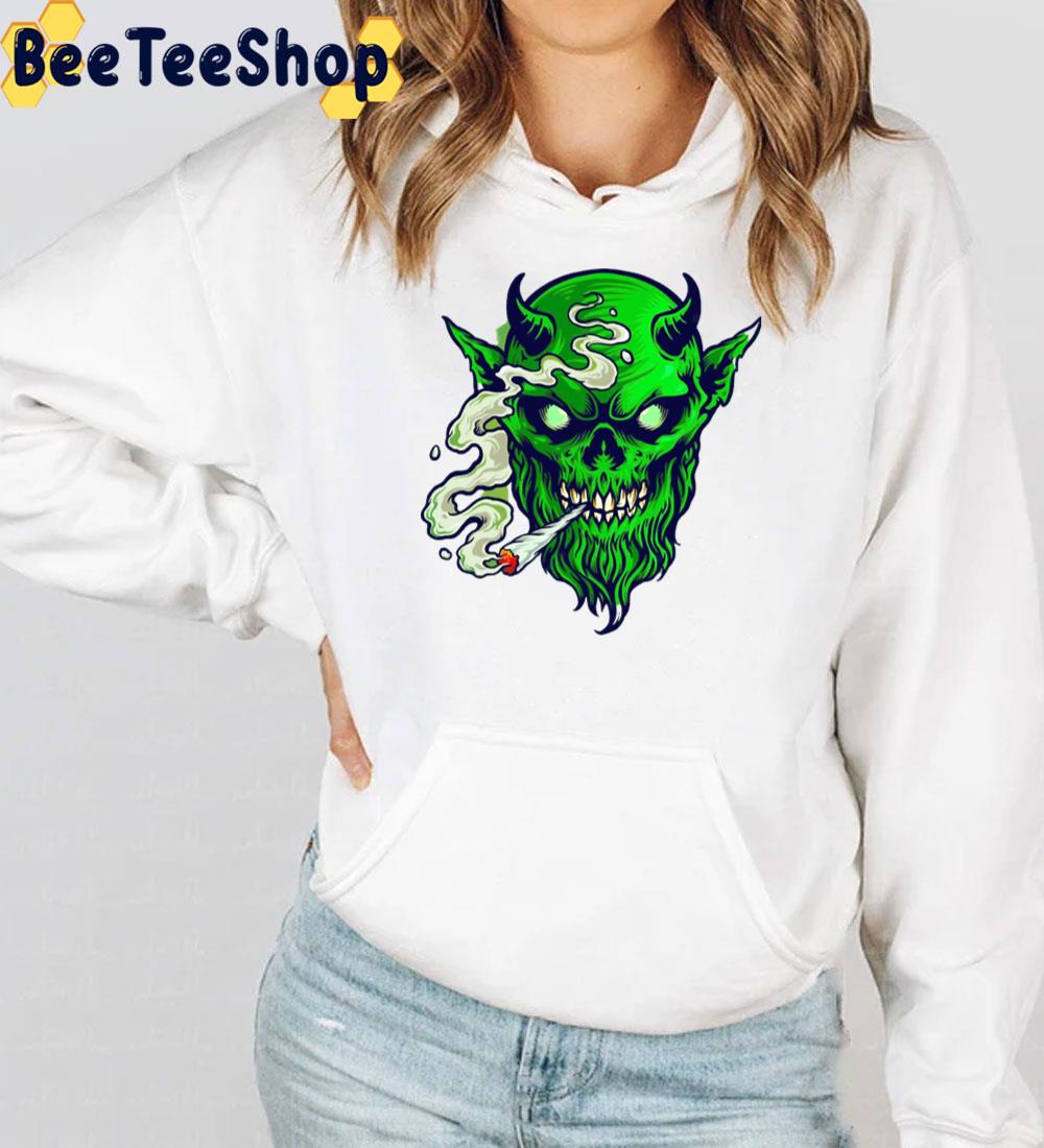 Devil Smoking Weed Trending Unisex T-Shirt Devil Smoking Weed Trending Unisex T-Shirt