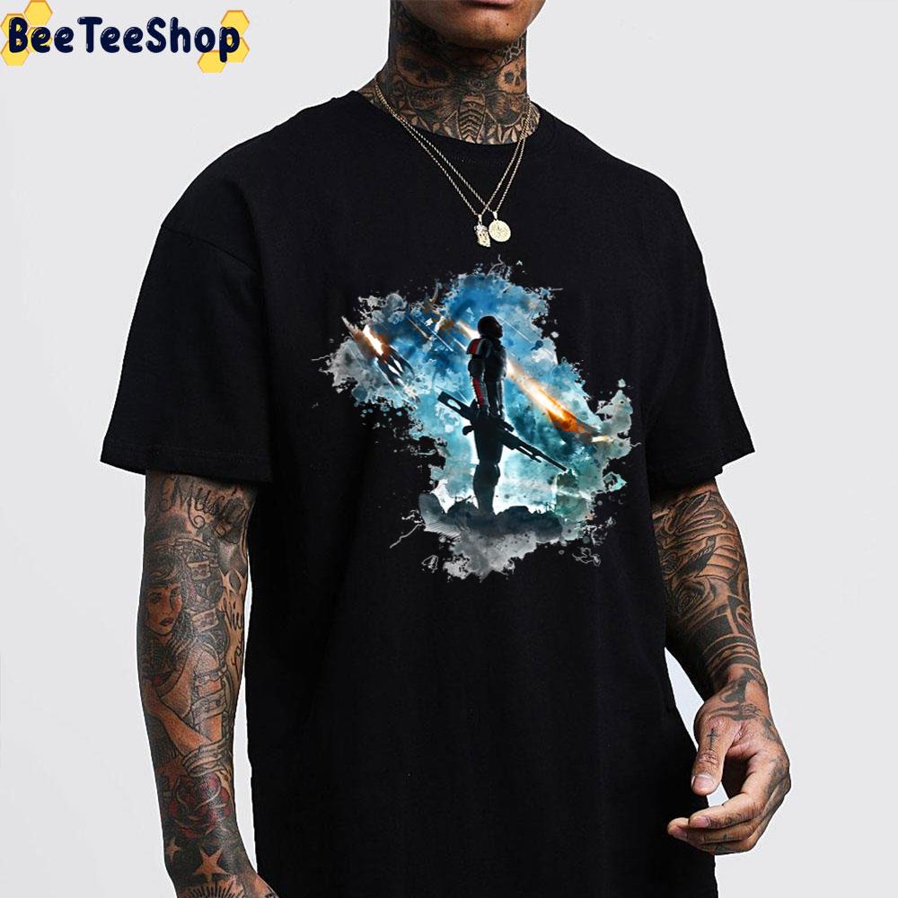 Digital Art Mass Effect Game Unisex T-Shirt Digital Art Mass Effect Game Unisex T-Shirt