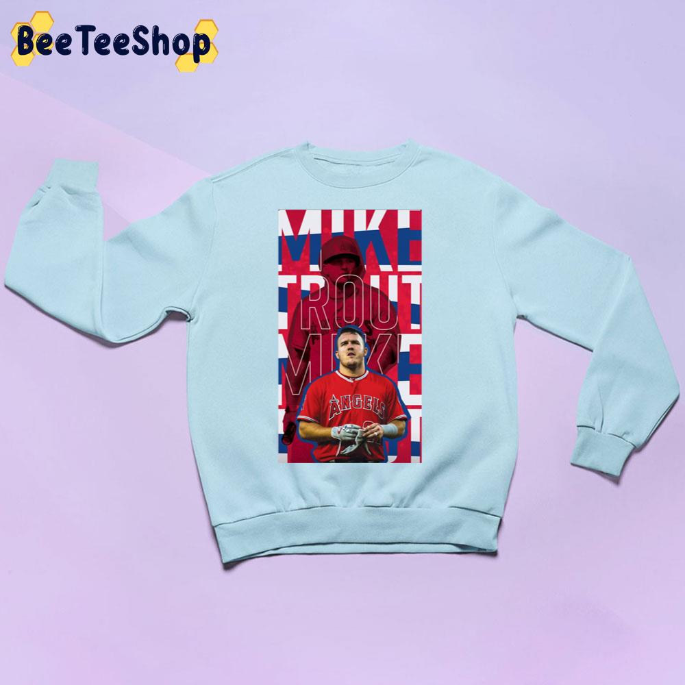 Digital Art Mike Trout Los Angeles Angels Baseball Trending Unisex Sweatshirt Digital Art Mike Trout Los Angeles Angels Baseball Trending Unisex Sweatshirt