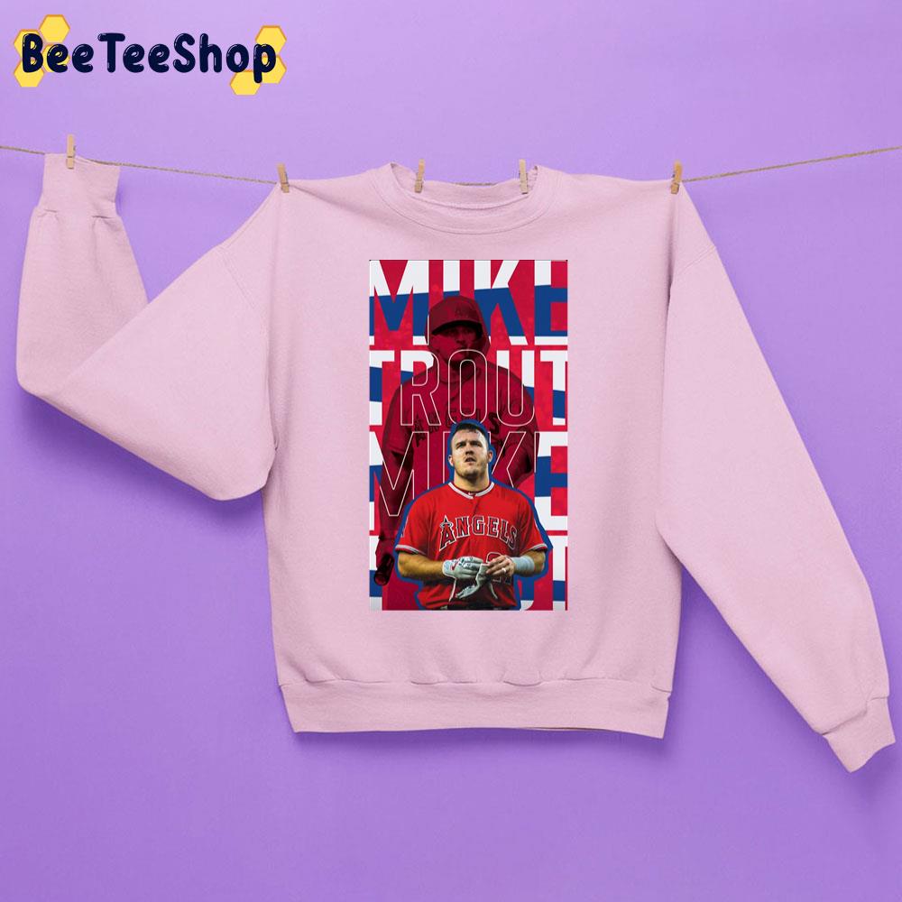 Digital Art Mike Trout Los Angeles Angels Baseball Trending Unisex Sweatshirt Digital Art Mike Trout Los Angeles Angels Baseball Trending Unisex Sweatshirt