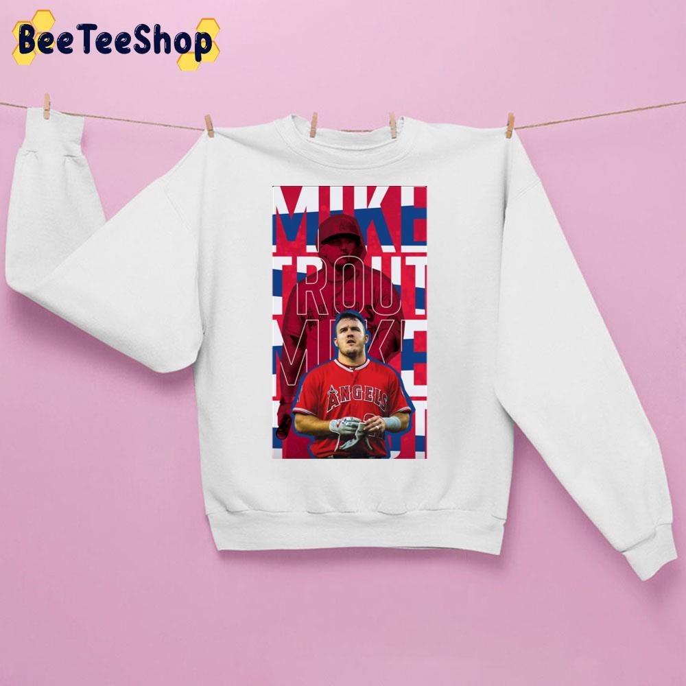 Digital Art Mike Trout Los Angeles Angels Baseball Trending Unisex Sweatshirt Digital Art Mike Trout Los Angeles Angels Baseball Trending Unisex Sweatshirt