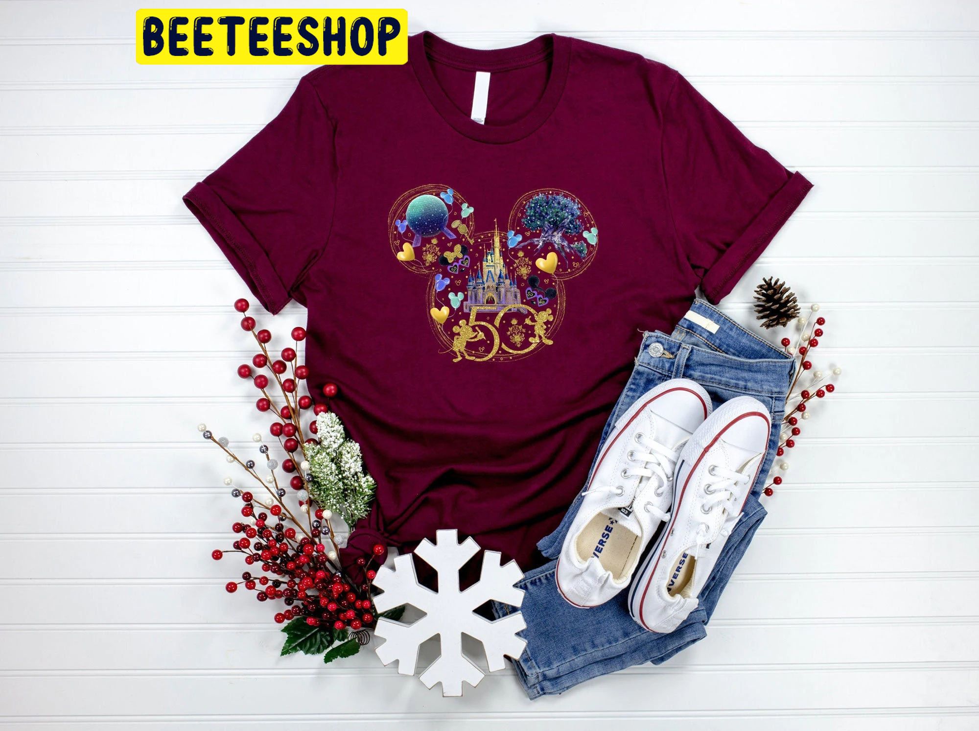 Disney 50th Anniversary Celebration Trending Unisex Shirt Disney 50th Anniversary Celebration Trending Unisex Shirt