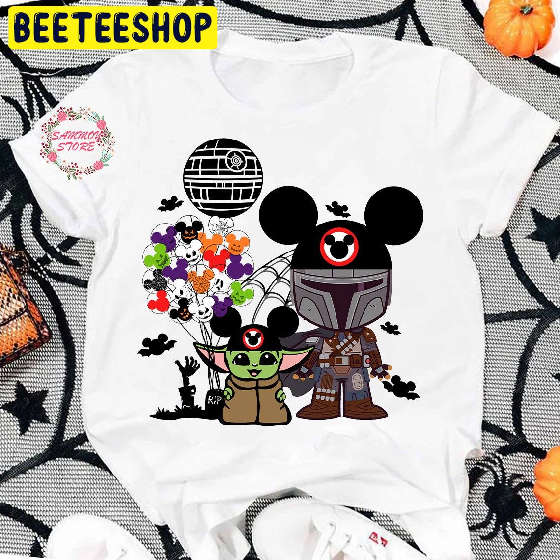 Disney Star Wars The Mandalorian Baby Yoda Halloween Unisex T-Shirt Disney Star Wars The Mandalorian Baby Yoda Halloween Unisex T-Shirt