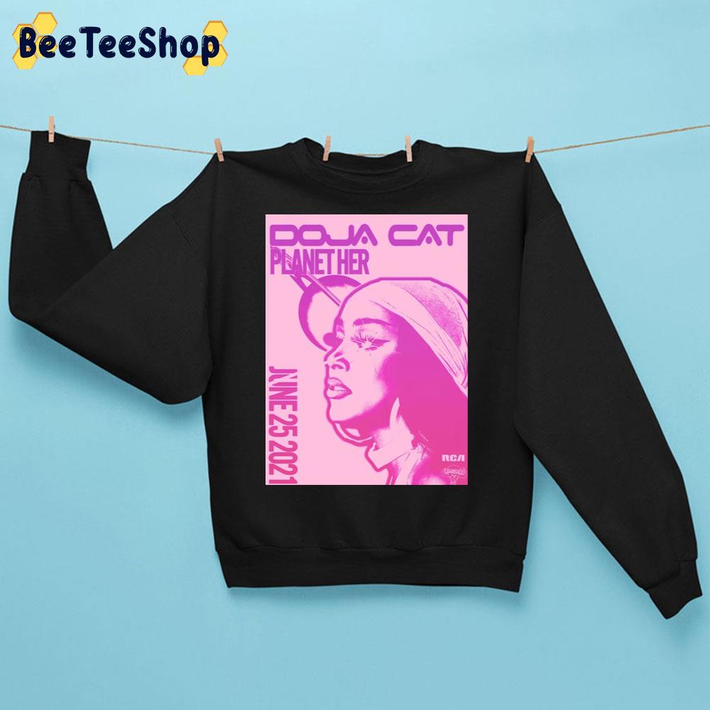 Doja Cat Planet Her Pink Art Unisex Sweatshirt Doja Cat Planet Her Pink Art Unisex Sweatshirt