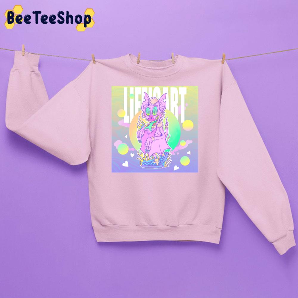 Dope Piggy Monster Is Chilling With Vans Illustration Van Shoes Unisex Sweatshirt Dope Piggy Monster Is Chilling With Vans Illustration Van Shoes Unisex Sweatshirt