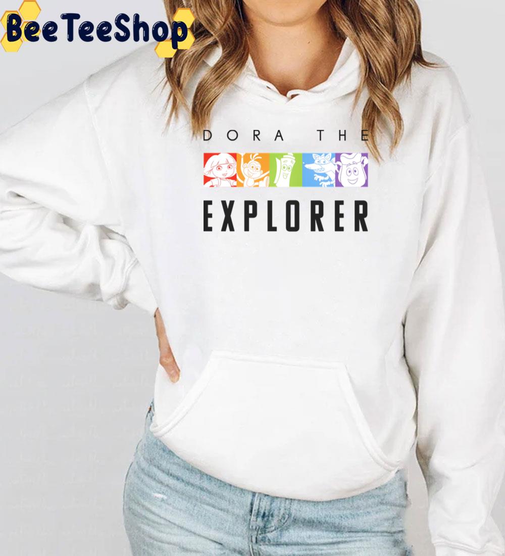 Dora The Explorer Rainbow Boxes Trending Unisex T-Shirt Dora The Explorer Rainbow Boxes Trending Unisex T-Shirt