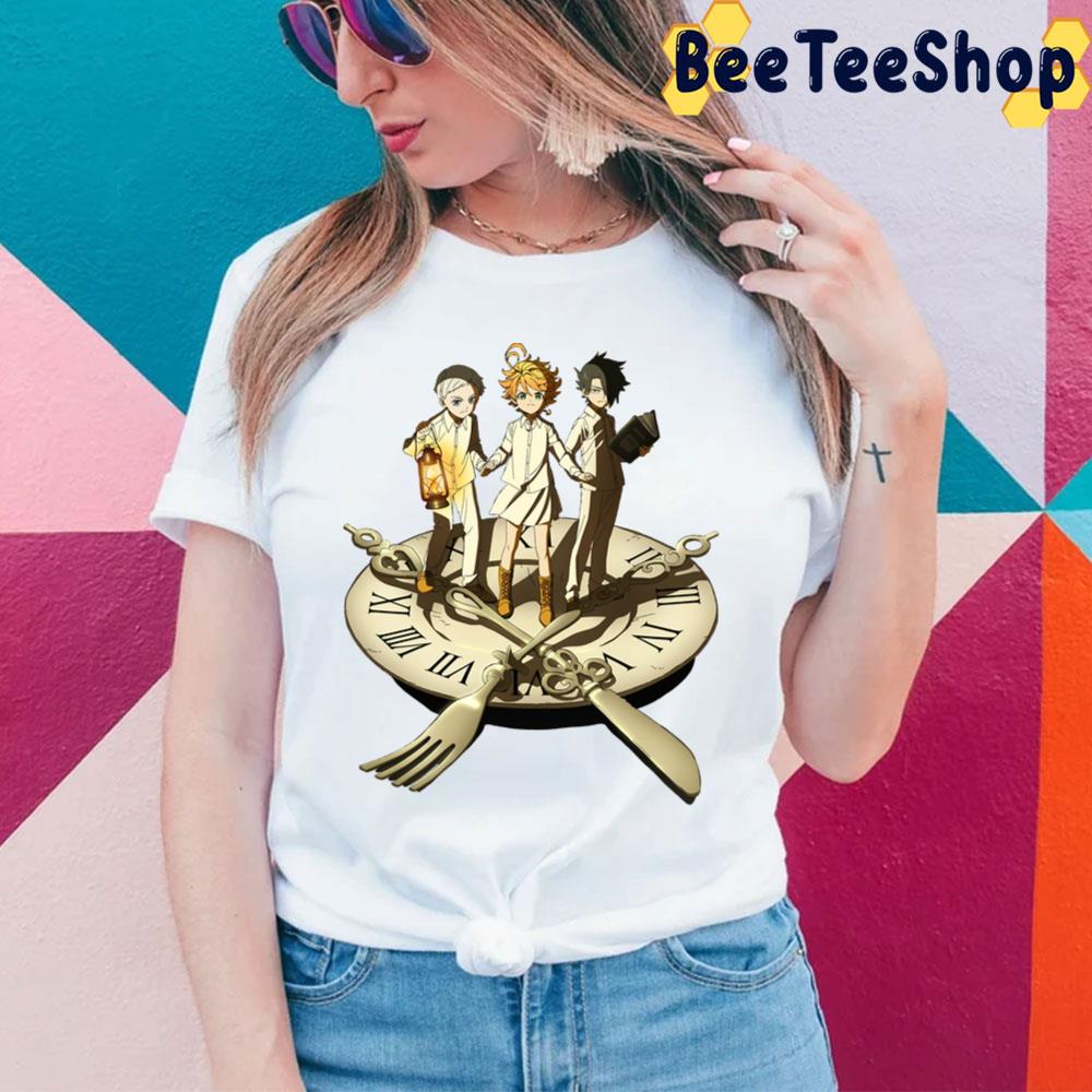 Emma Ray And Norman Trio The Promised Neverland Trending Unisex T-Shirt Emma Ray And Norman Trio The Promised Neverland Trending Unisex T-Shirt