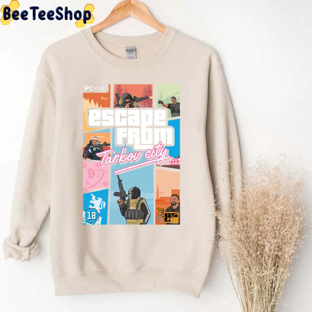 Escape From Tarkov Gta Vice City Style Game Trending Unisex Sweatshirt Escape From Tarkov Gta Vice City Style Game Trending Unisex Sweatshirt